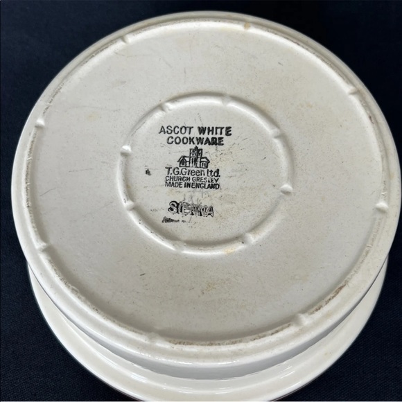 VTG TG Green Church Gresley Ascot Cookware Sienna Large Covered Casserole Bowl - Picture 5 of 5